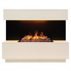 Каминокомплект RealFlame Modern с очагом 3D Cassette 630 (белый дуб WT-P614)