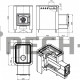 Дровяная печь для бани Везувий Русичъ Антрацит 12 (ДТ-3С)