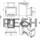 Дровяная печь для бани Везувий Русичъ Антрацит 22 Панорама М 2022