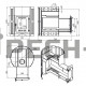 Дровяная печь для бани Везувий Скиф Ковка 16 (210) "М"