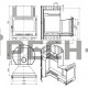 Дровяная печь для бани Везувий Скиф Ковка 28 Панорама М 2022