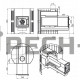 Дровяная печь для бани Везувий Скиф Стандарт 12 (ДТ-3)