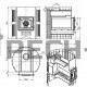 Дровяная печь для бани Везувий Скиф Стандарт 12 (ДТ-3) Б/В