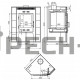 Печь-Камин Aston 11 кВт угловой Талькохлорит