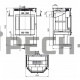 Печь-камин Aston 12 кВт Призматик