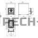 Банная печь Эверест 24 Легкий пар (280) в облицовке, S-40